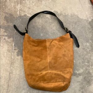 Bdg genuine suede bag